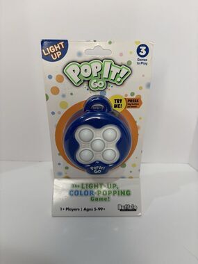 Buffalo Games Pop It Go Light Up Handheld Game 3 Modes Ages 5+ Tested Works